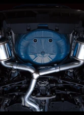 AWE Tuning Touring Edition Exhaust | 3" Diameter | 4" Quad Diamond Black Tips Subaru WRX  2022-2025                                     - 3015-43979 - Image 2