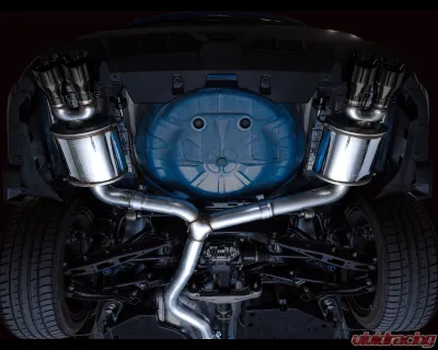 AWE Tuning Touring Edition Exhaust | 3" Diameter | 4" Quad Diamond Black Tips Subaru WRX  2022-2025 - 3015-43979