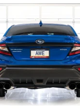 AWE Tuning Touring Edition Exhaust | 3" Diameter | 4" Quad Diamond Black Tips Subaru WRX  2022-2025                                     - 3015-43979 - Image 6