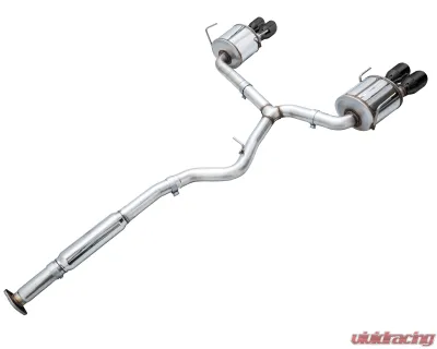 AWE Tuning Touring Edition Exhaust | 3" Diameter | 4" Quad Diamond Black Tips Subaru WRX  2022-2025 - 3015-43979