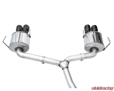 AWE Tuning Touring Edition Exhaust | 3" Diameter | 4" Quad Diamond Black Tips Subaru WRX  2022-2025 - 3015-43979