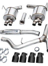 AWE Tuning Touring Edition Exhaust | 3" Diameter | 4" Quad Diamond Black Tips Subaru WRX  2022-2025                                     - 3015-43979 - Image 12