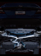 AWE Tuning Touring Edition Exhaust | 3" Diameter | 4" Quad Diamond Black Tips Subaru WRX  2022-2025                                     - 3015-43979 - Image 13