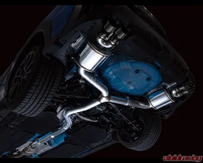 AWE Tuning Touring Edition Exhaust | 3" Diameter | 4" Quad Diamond Black Tips Subaru WRX  2022-2025 - 3015-43979