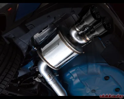 AWE Tuning Touring Edition Exhaust | 3" Diameter | 4" Quad Diamond Black Tips Subaru WRX  2022-2025 - 3015-43979