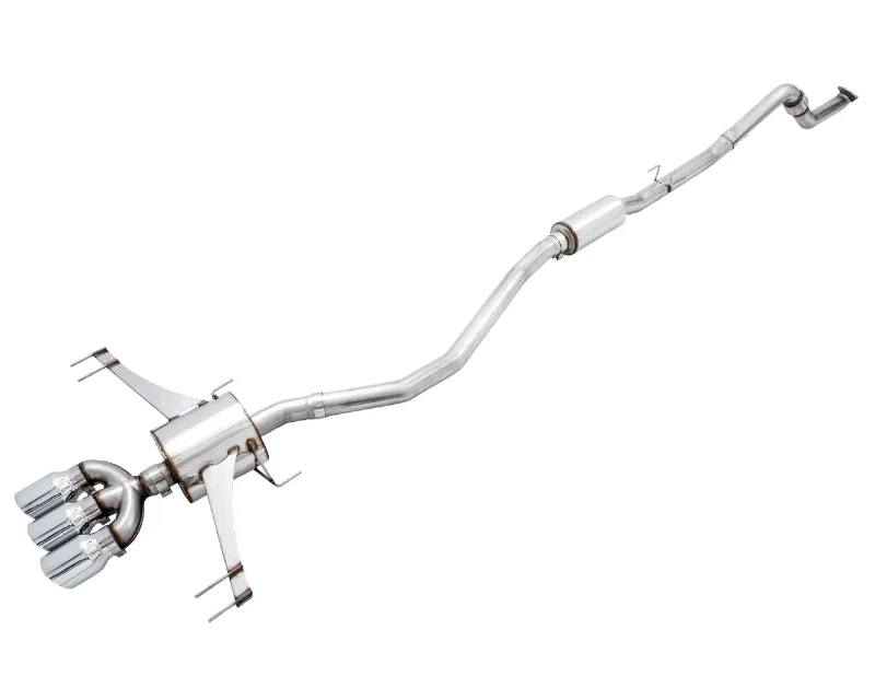 AWE Tuning Touring Edition Exhaust | 3" Diameter | 4.5" Triple Chrome Silver Tips - 3015-52004