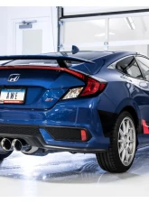 AWE Tuning Touring Edition Exhaust | 3" Diameter | 4.5" Triple Chrome Silver Tips Honda Civic Si 2017-2020                                     - 3015-52012 - Image 3