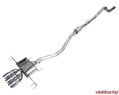 AWE Tuning Touring Edition Exhaust | 3" Diameter | 4.5" Triple Chrome Silver Tips Honda Civic Type R 2023-2025 - 3015-52287