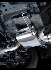 AWE Tuning Touring Edition Exhaust | 3" Diameter | 4.5" Triple Chrome Silver Tips Honda Civic Type R 2023-2025                                     - 3015-52287 - Image 3