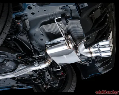 AWE Tuning Touring Edition Exhaust | 3" Diameter | 4.5" Triple Chrome Silver Tips Honda Civic Type R 2023-2025 - 3015-52287