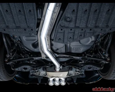 AWE Tuning Touring Edition Exhaust | 3" Diameter | 4.5" Triple Chrome Silver Tips Honda Civic Type R 2023-2025 - 3015-52287
