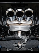 AWE Tuning Touring Edition Exhaust | 3" Diameter | 4.5" Triple Chrome Silver Tips Honda Civic Type R 2023-2025                                     - 3015-52287 - Image 5