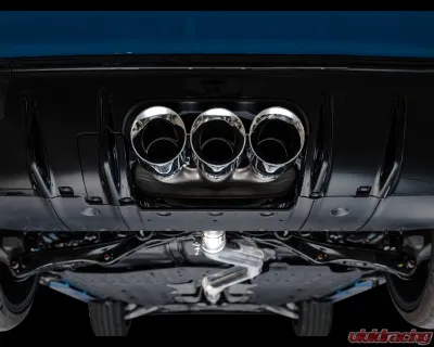 AWE Tuning Touring Edition Exhaust | 3" Diameter | 4.5" Triple Chrome Silver Tips Honda Civic Type R 2023-2025 - 3015-52287