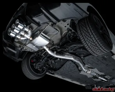 AWE Tuning Touring Edition Exhaust | 4.5" Triple Chrome Silver Tips Acura Integra Type S 2024-2025 - 3015-52335