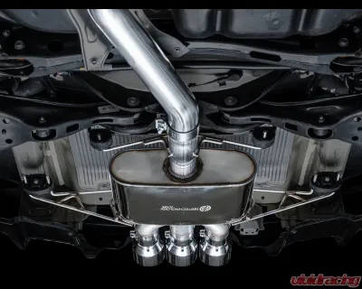 AWE Tuning Touring Edition Exhaust | 4.5" Triple Chrome Silver Tips Acura Integra Type S 2024-2025 - 3015-52335