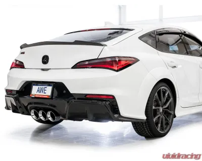 AWE Tuning Touring Edition Exhaust | 4.5" Triple Chrome Silver Tips Acura Integra Type S 2024-2025 - 3015-52335