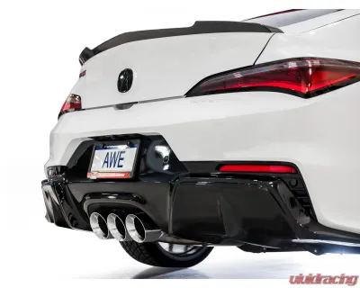 AWE Tuning Touring Edition Exhaust | 4.5" Triple Chrome Silver Tips Acura Integra Type S 2024-2025 - 3015-52335
