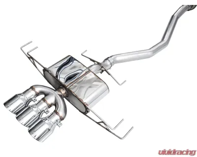 AWE Tuning Touring Edition Exhaust | 4.5" Triple Chrome Silver Tips Acura Integra Type S 2024-2025 - 3015-52335