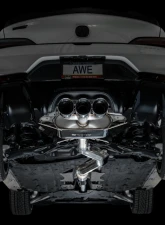 AWE Tuning Touring Edition Exhaust | 4.5" Triple Chrome Silver Tips Acura Integra Type S 2024-2025                                     - 3015-52335 - Image 15