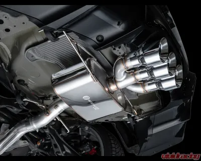 AWE Tuning Touring Edition Exhaust | 4.5" Triple Chrome Silver Tips Acura Integra Type S 2024-2025 - 3015-52335