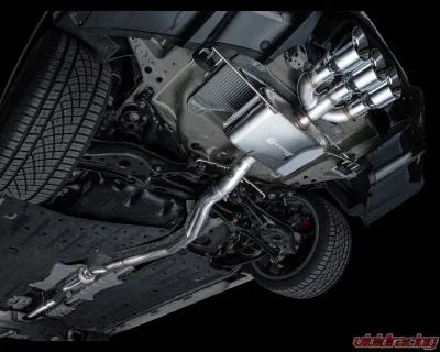 AWE Tuning Touring Edition Exhaust | 4.5" Triple Chrome Silver Tips Acura Integra Type S 2024-2025 - 3015-52335