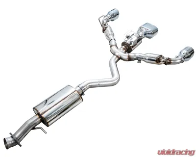 AWE Tuning Touring Edition Exhaust | Chrome Silver Tips Toyota GR Corolla 2023-2025 - 3015-52472