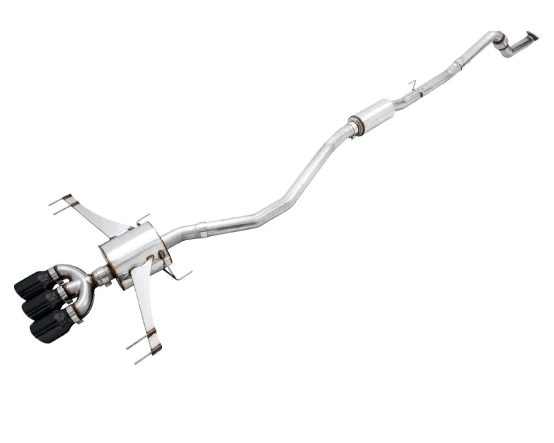 AWE Tuning Touring Edition Exhaust | 3" Diameter | 4.5" Triple Diamond Black Tips - 3015-53006