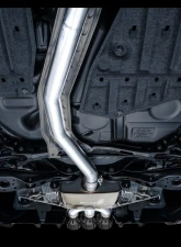 AWE Tuning Touring Edition Exhaust | 3" Diameter | 4.5" Triple Diamond Black Tips Honda Civic Type R 2023-2025                                     - 3015-53287 - Image 4