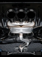 AWE Tuning Touring Edition Exhaust | 3" Diameter | 4.5" Triple Diamond Black Tips Honda Civic Type R 2023-2025                                     - 3015-53287 - Image 5