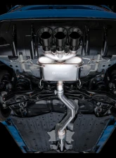 AWE Tuning Touring Edition Exhaust | 3" Diameter | 4.5" Triple Diamond Black Tips Honda Civic Type R 2023-2025                                     - 3015-53287 - Image 7