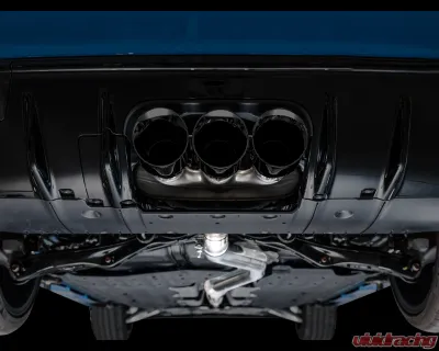 AWE Tuning Touring Edition Exhaust | 3" Diameter | 4.5" Triple Diamond Black Tips Honda Civic Type R 2023-2025 - 3015-53287