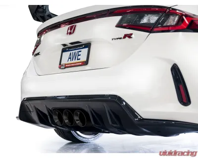 AWE Tuning Touring Edition Exhaust | 3" Diameter | 4.5" Triple Diamond Black Tips Honda Civic Type R 2023-2025 - 3015-53287