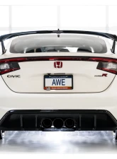 AWE Tuning Touring Edition Exhaust | 3" Diameter | 4.5" Triple Diamond Black Tips Honda Civic Type R 2023-2025                                     - 3015-53287 - Image 20