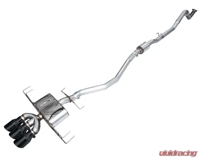 AWE Tuning Touring Edition Exhaust | 4.5" Triple Diamond Black Tips Acura Integra 2023-2025 - 3015-53335