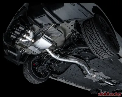 AWE Tuning Touring Edition Exhaust | 4.5" Triple Diamond Black Tips Acura Integra 2023-2025 - 3015-53335