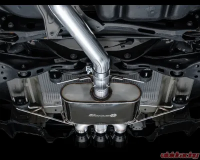 AWE Tuning Touring Edition Exhaust | 4.5" Triple Diamond Black Tips Acura Integra 2023-2025 - 3015-53335