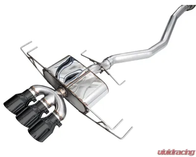 AWE Tuning Touring Edition Exhaust | 4.5" Triple Diamond Black Tips Acura Integra 2023-2025 - 3015-53335