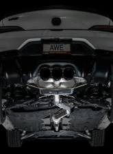 AWE Tuning Touring Edition Exhaust | 4.5" Triple Diamond Black Tips Acura Integra 2023-2025                                     - 3015-53335 - Image 15
