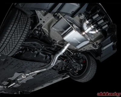 AWE Tuning Touring Edition Exhaust | 4.5" Triple Diamond Black Tips Acura Integra 2023-2025 - 3015-53335