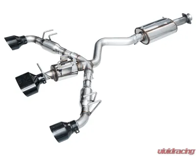 AWE Tuning Touring Edition Exhaust | Diamond Black Tips Toyota GR Corolla Core 2023-2025 - 3015-53472