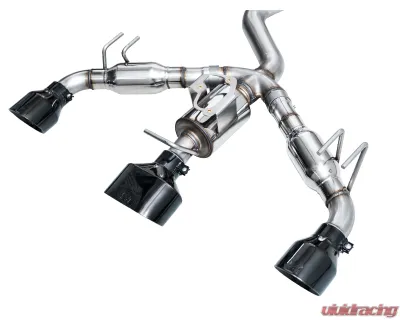 AWE Tuning Touring Edition Exhaust | Diamond Black Tips Toyota GR Corolla Core 2023-2025 - 3015-53472