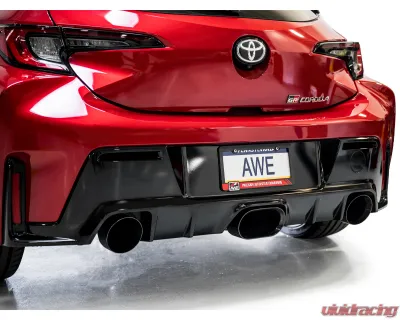 AWE Tuning Touring Edition Exhaust | Diamond Black Tips Toyota GR Corolla Core 2023-2025 - 3015-53472