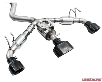 AWE Tuning Touring Edition Exhaust | Diamond Black Tips Toyota GR Corolla Core 2023-2025 - 3015-53472