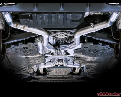 AWE Tuning Track Edition Exhaust | 3" Diameter | No Tips Mercedes-Benz C63 AMG S 2019-2021 - 3020-11035