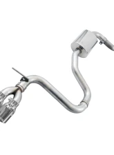 AWE Tuning Track Edition Exhaust | 2.5" Diameter | 3.54" Dual Chrome Silver Tips Volkswagen Golf 2015-2017                                     - 3020-22020 - Image 2