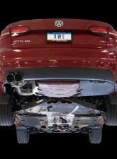 AWE Tuning Track Edition Exhaust | 2.5" Diameter | 3.54" Dual Diamond Black Tips Volkswagen Jetta 2011-2018                                     - 3020-23028 - Image 2