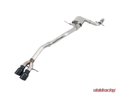 AWE Tuning Track Edition Exhaust | 2.5" Diameter | 3.54" Dual Diamond Black Tips Volkswagen Jetta 2006-2010 - 3020-23032