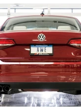 AWE Tuning Track Edition Exhaust | 2.5" Diameter | 3.54" Dual Diamond Black Tips Volkswagen Jetta 2016-2018                                     - 3020-23034 - Image 3