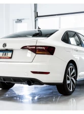 AWE Tuning Track Edition Exhaust | Non-Resonated | Stock Downpipe | 3" Diameter | 4" Dual Diamond Black Tips Volkswagen Jetta 2019-2021                                     - 3020-23036 - Image 2
