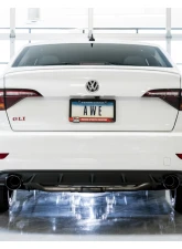 AWE Tuning Track Edition Exhaust | Non-Resonated | Stock Downpipe | 3" Diameter | 4" Dual Diamond Black Tips Volkswagen Jetta 2019-2021                                     - 3020-23036 - Image 3